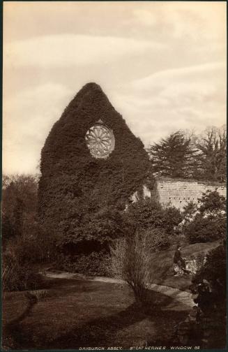 Dryburgh Abbey, St. Catherine’s Window. 82. J.V.