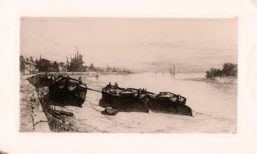 Mud Boats on the Thames