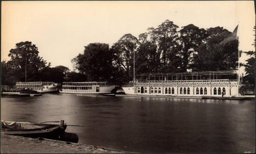 University Barges, Oxford. 13761. Frith’s Series