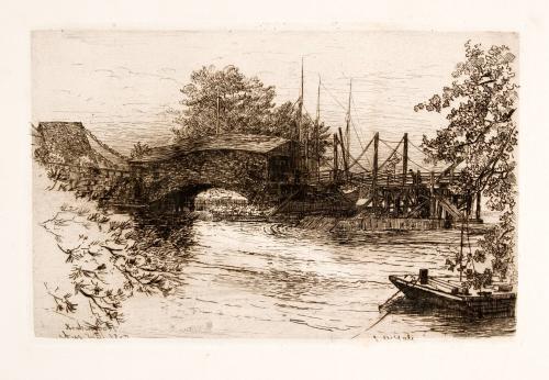 Old Bridge Near Newburyport