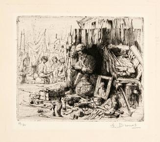 Old Antiques and Junk Seller [Old Clothes Dealer in Saint Ouen]