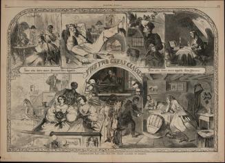 Thanksgiving Day, 1860 The Two Great Classes of Society, Those Who Have More Dinners Than Appetite; Those Who Have More Appetite ...