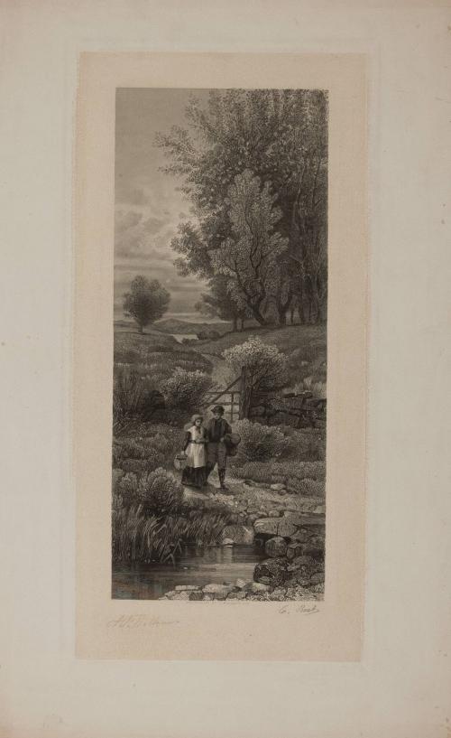 [Lovers in landscape]