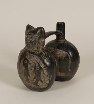 [Double chambered ceremonial vessel]