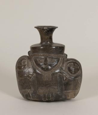 [Ceremonial vessel with three figures]