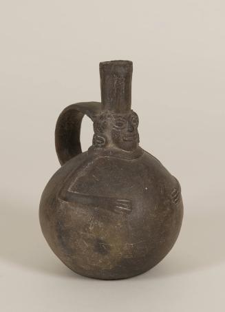 [Ceremonial vessel with figure]