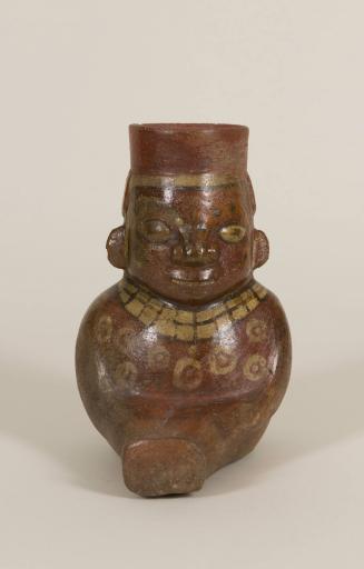 [Ceremonial beaker with seated figure]