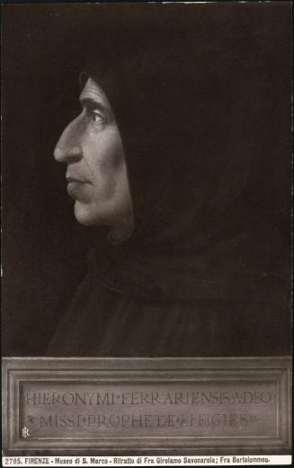 [Firenze - Museo di S. Marco Ritratto di Fra Girolamo Savonarola; Fra Bartolommeo]