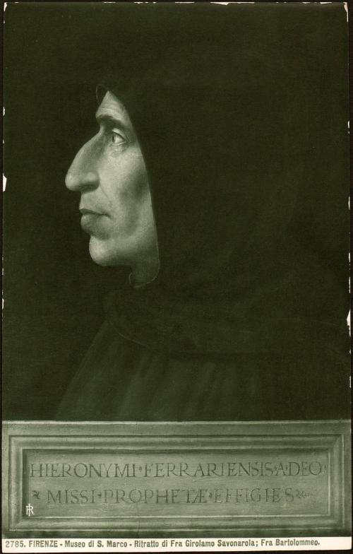 [Firenze - Museo di S. Marco Ritratto di Fra Girolamo Savonarola; Fra Bartolommeo]