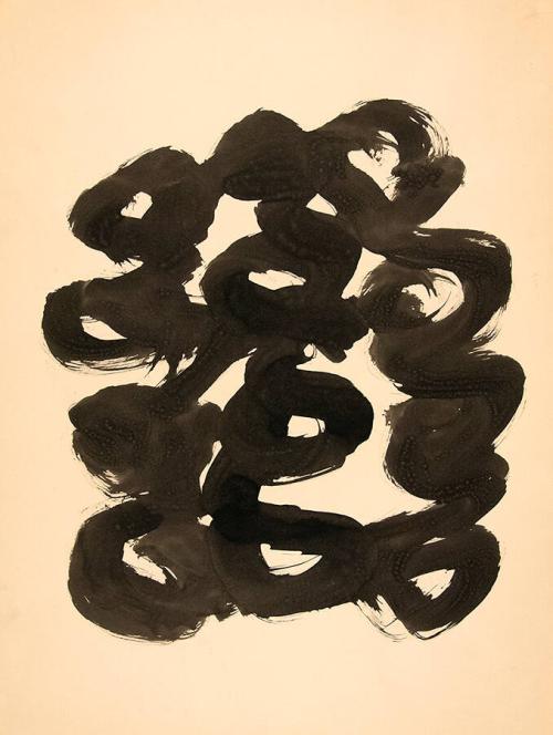 [Early black abstract]