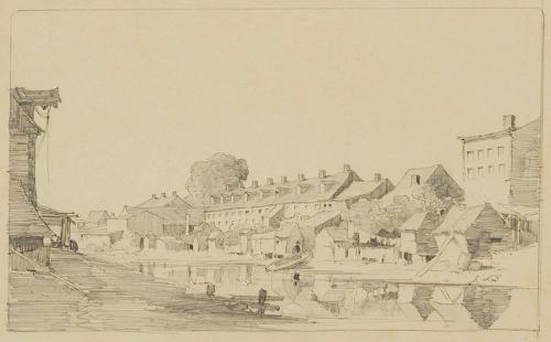 [Study for “On the Canal - Trenton”]
