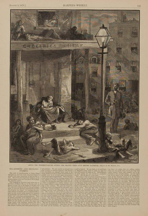 Among the Tenement Houses During the Heated Term - Just Before Daybreak