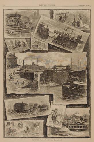 Canal Life, Harper’s Weekly, December 20, 1879, page 992