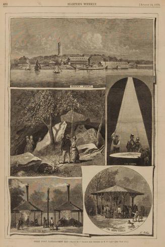 A Rocky Point, Narragansett Bay, Harper’s Weekly, August 24, 1878, page 672