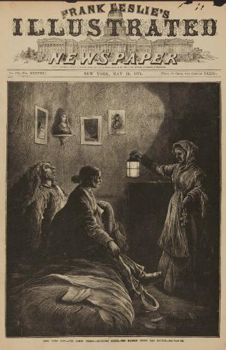 New York City - The Tombs Prison - Midnight Scene - The Matron Going the Rounds