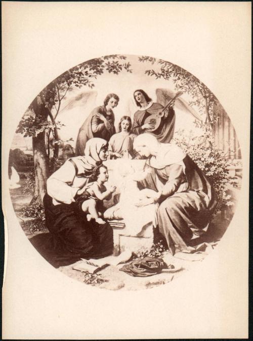 [Virgin Mary and St. Anne with infants Jesus and St. John the Baptist]