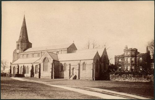 untitled church in landscape