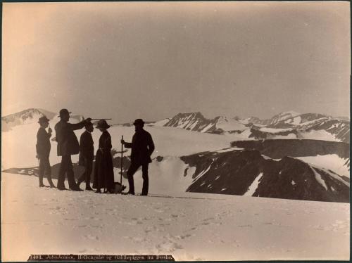 Jotunheimen, Heilstuguhoog Galdhopiggen fra Bessho