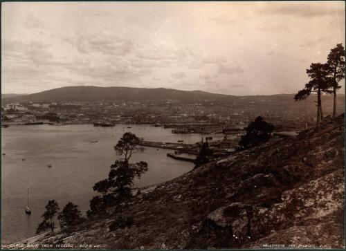 Christiania from Ekeberg (Kristiania fra Ekeberg)