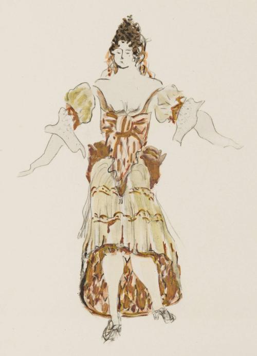 [Costume design for the ballet "Les Fâcheux"]