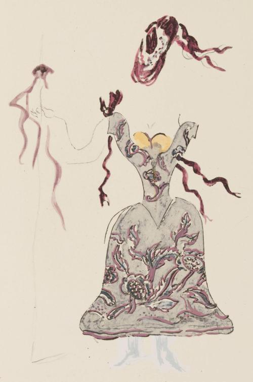 [Costume design for the ballet "Les Fâcheux"]