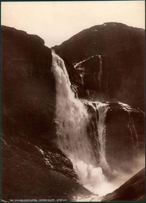 The Skjaeggedalsfos. Hardanger