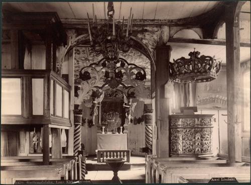 Gudbrandsdalen. Loms Kirke Interior