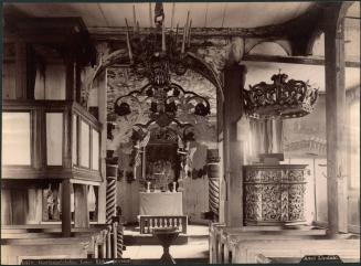 Gudbrandsdalen. Loms Kirke Interior