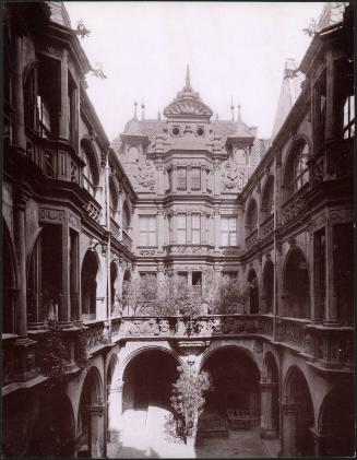 [Buildings surrounding a courtyard]