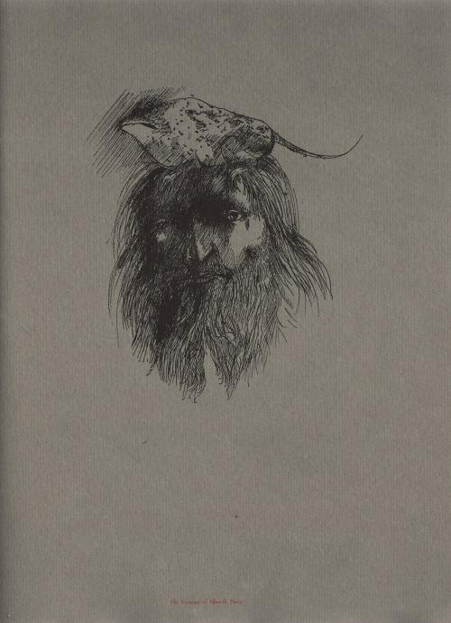 The Torment of Albrecht Durer [frog-rat on man’s head]