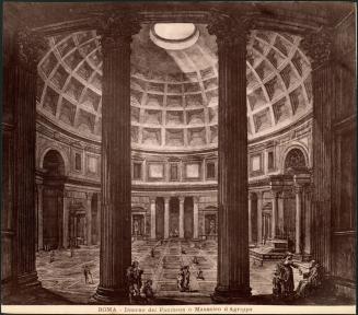 Roma - Interno del Pantheon o Mausoleo d Agrippa