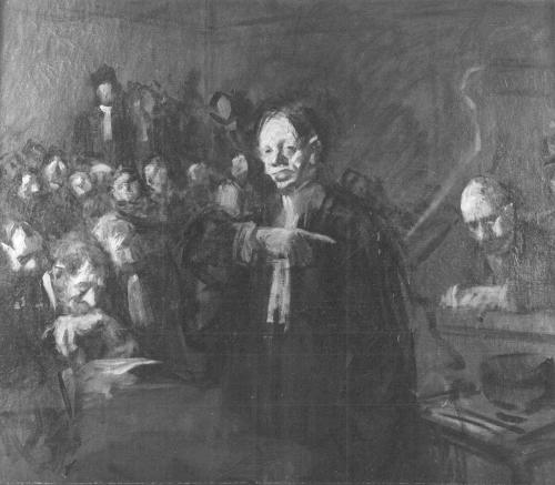 Courtroom Scene