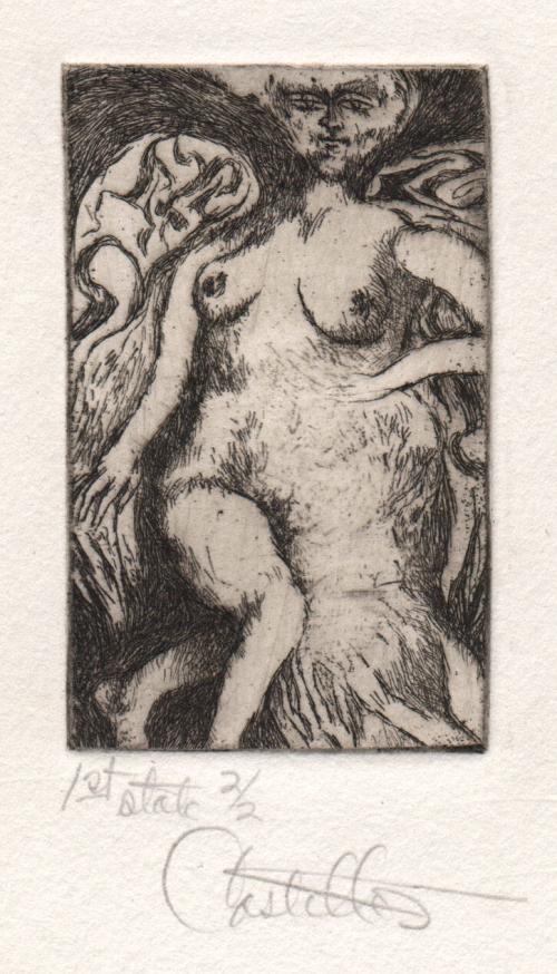 Untitled, deformed nude woman