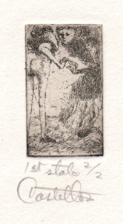 Untitled, nude and dressed figure