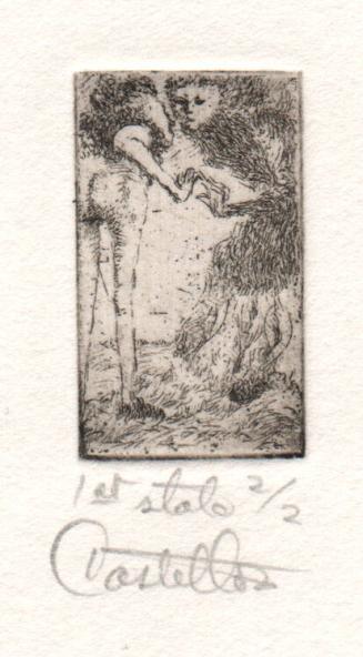 Untitled, nude and dressed figure