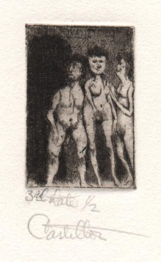 Untitled, three standing nudes
