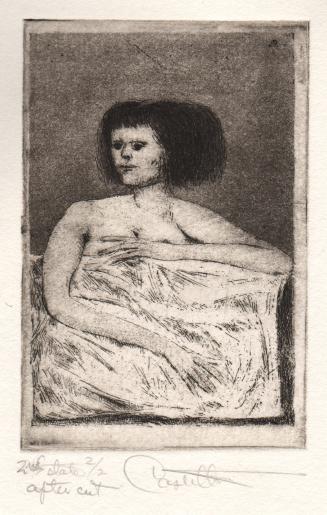 [Woman leaning on sill]