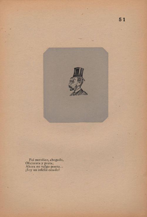 51. On Losing a Job. I was a quack, a shyster,/ A bureaucrat, and a poet./ Now I am not worth a cent;/ I am one of those sad unemployed.