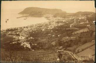 untitled, [view of small town and countryside]