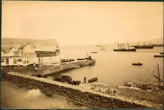 untitled [port with several boats and ships]
