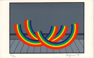 [Three upside-down rainbows]
