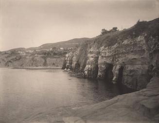 untitled [cove, cliff, town (La Jolla)]