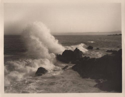 untitled [waves crashing on rocks]