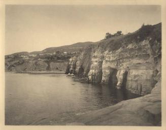 untitled [cove, cliff, town (La Jolla)]