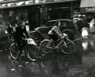 Bikes in Rain, Alesia, Paris