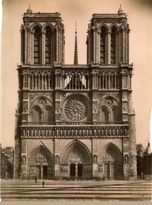 [Paris La Cathedrale [Eglise Notre Dame] X. Phot.]