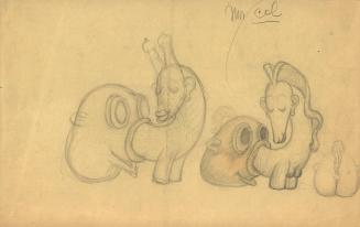 Preliminary sketches for the Circus of Dr. Lao