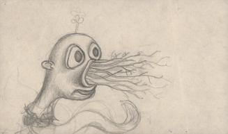Sketch for end page of the "Circus of Dr. Lao"