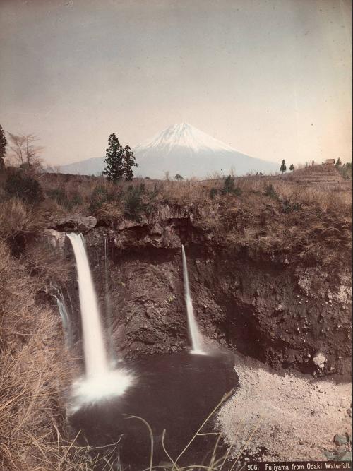 Fujiyama from Odaki Waterfall