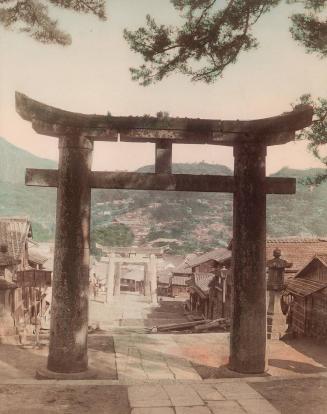 Stone Torii at O-Suwa Temple, Nagasaki